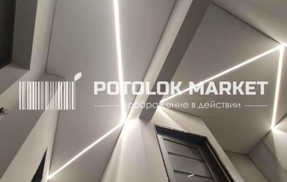  Натяжной потолок 