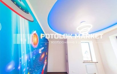 Сатиновые натяжные потолки 